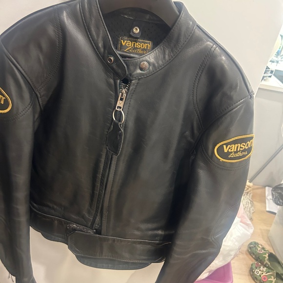 Mackage Black Leather Jacket - Picture 1 of 4